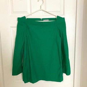 COS Green Boat Neck Shirt - Size 40